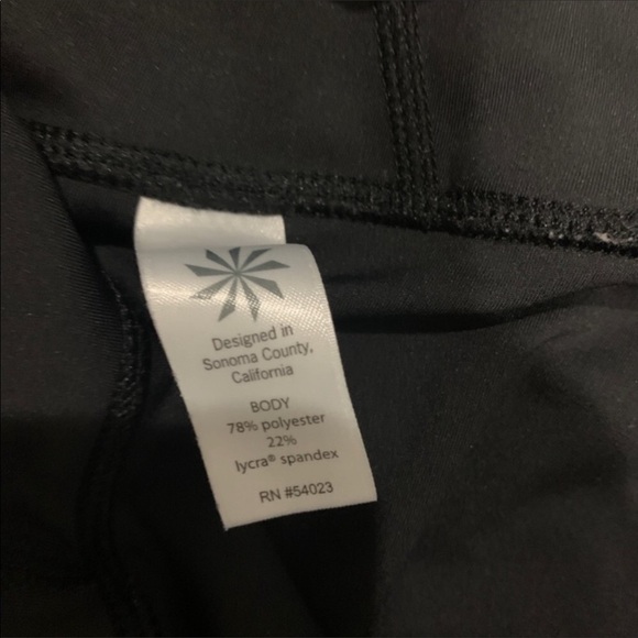 Athleta black sonar Capri cropped ankle graphic floral print - Picture 10 of 13
